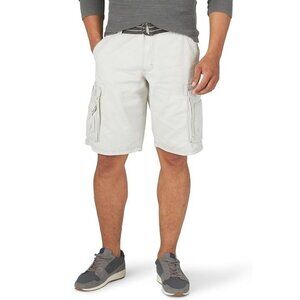 LEE Belted Wyoming Cargo Shorts Cadet Gray Mens Big & Tall size 60 NWT